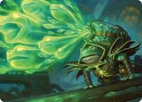 Burrog Barrage Art Card (15) [Secrets of Strixhaven]