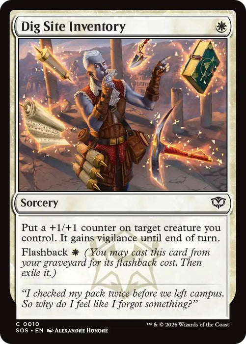 Image for Dig Site Inventory (10) [Secrets of Strixhaven] - Magic: The Gathering