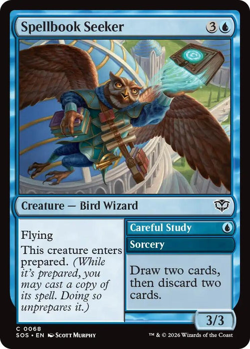 Image for Spellbook Seeker (68) [Secrets of Strixhaven] - Magic: The Gathering