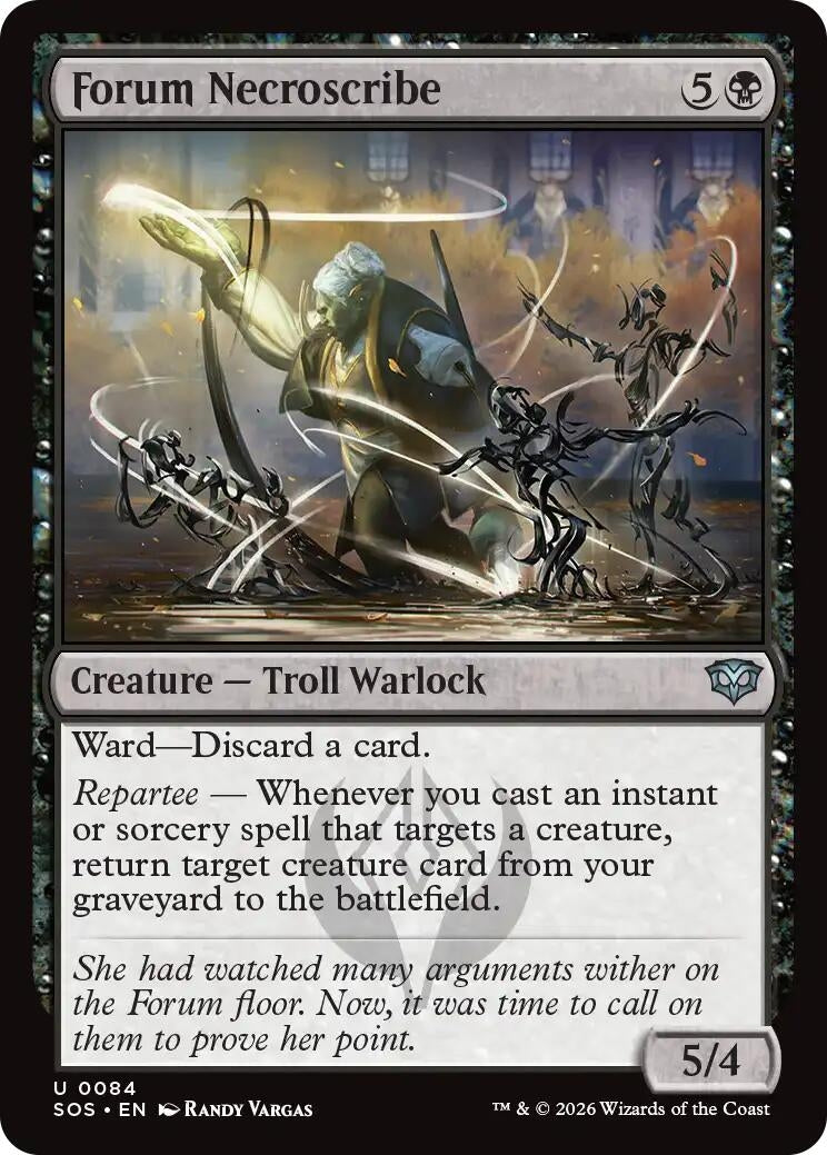 Image for Forum Necroscribe (84) [Secrets of Strixhaven] - Magic: The Gathering