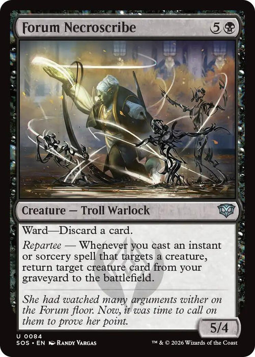 Image for Forum Necroscribe (84) [Secrets of Strixhaven] - Magic: The Gathering