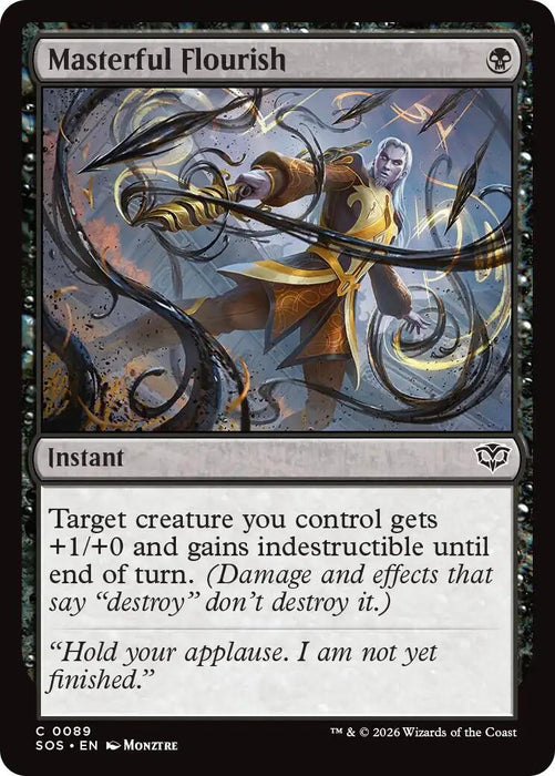Image for Masterful Flourish (89) [Secrets of Strixhaven] - Magic: The Gathering