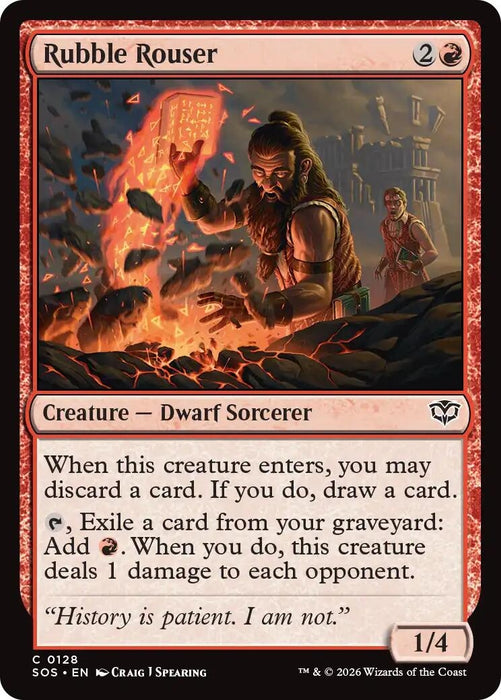 Image for Rubble Rouser (128) [Secrets of Strixhaven] - Magic: The Gathering