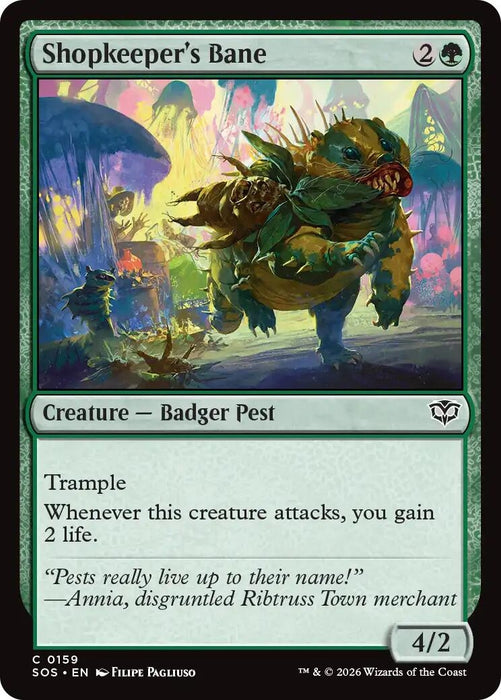 Image for Shopkeeper's Bane (159) [Secrets of Strixhaven] - Magic: The Gathering