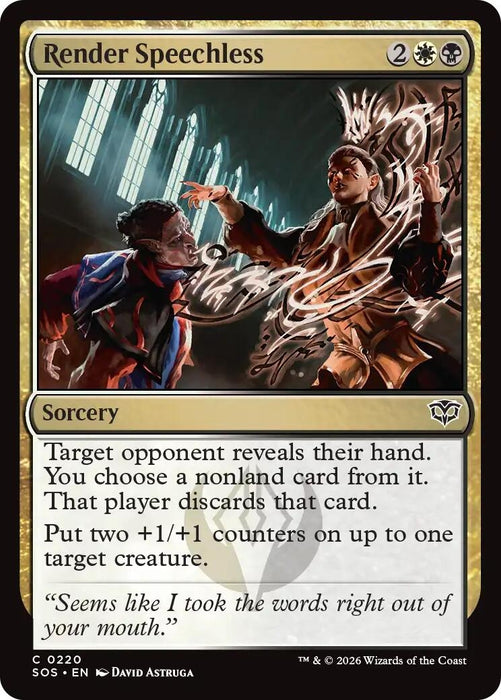 Image for Render Speechless (220) [Secrets of Strixhaven] - Magic: The Gathering