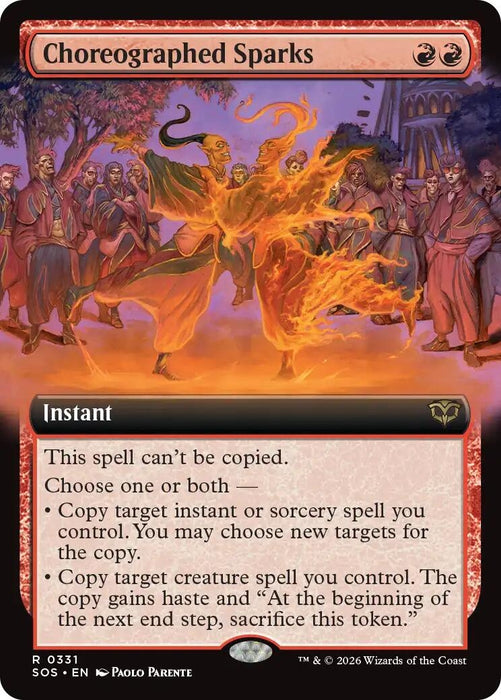 Image for Choreographed Sparks (Extended Art) (331) [Secrets of Strixhaven] - Magic: The Gathering