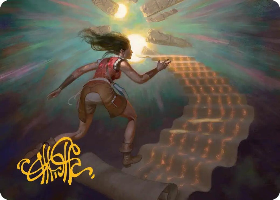 Image for Pursue the Past Art Card (Gold-Stamped Signature) (22) [Secrets of Strixhaven] - Magic: The Gathering