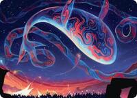 Spectacular Skywhale Art Card (24) [Secrets of Strixhaven]