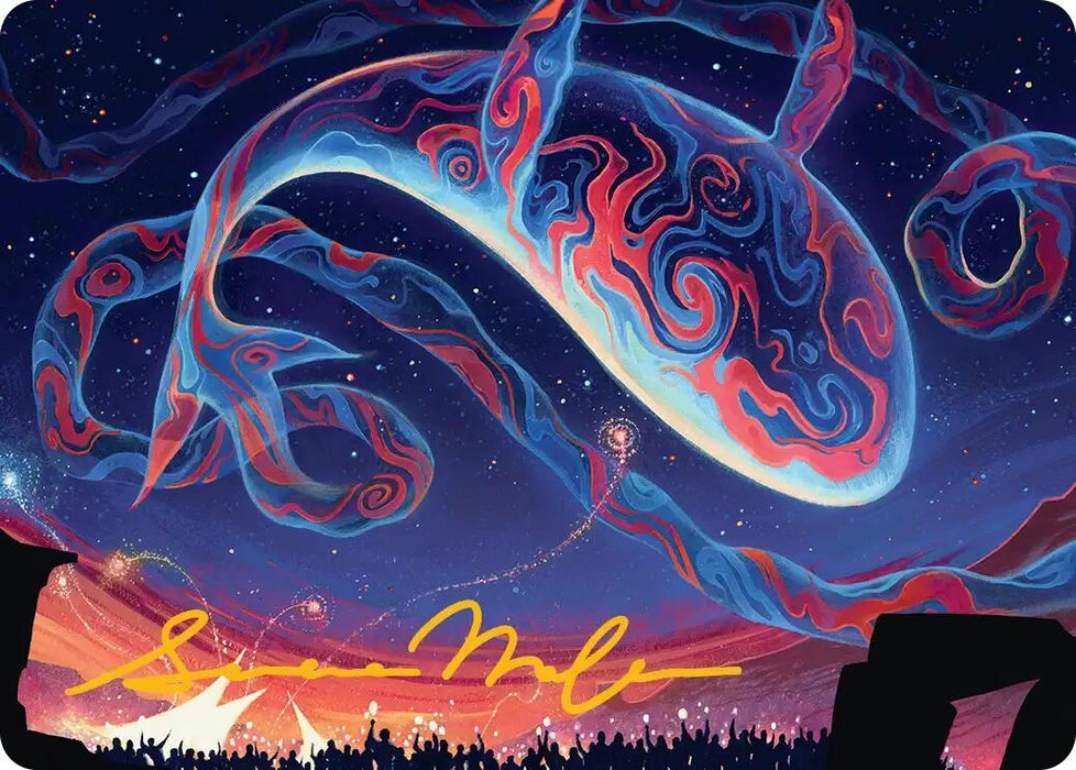 Image for Spectacular Skywhale Art Card (Gold-Stamped Signature) (24) [Secrets of Strixhaven] - Magic: The Gathering