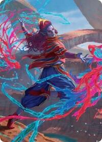 Rootha, Mastering the Moment Art Card (34) [Secrets of Strixhaven]