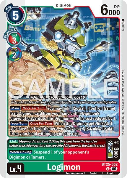 Image for Logimon (BT25-052 U) [Dual Revolution] - Digimon Card Game
