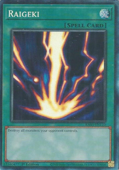 Image for Raigeki (Collector's Rare) (RA05-EN110) [Rarity Collection 5] - YuGiOh