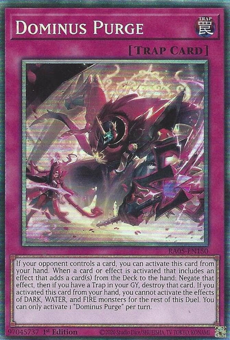 Image for Dominus Purge (Collector's Rare) (RA05-EN150) [Rarity Collection 5] - YuGiOh
