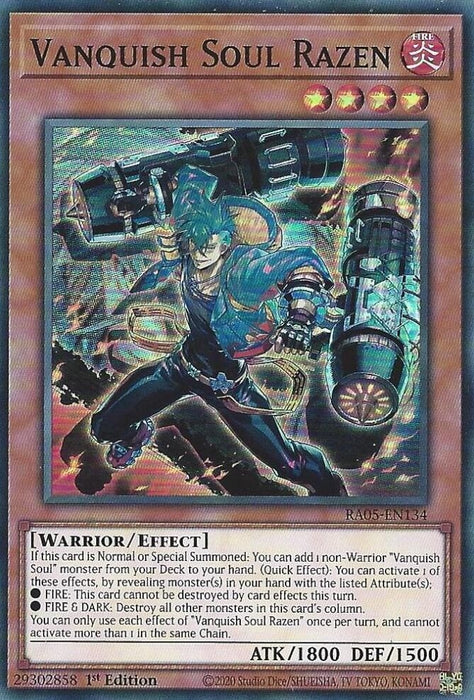 Image for Vanquish Soul Razen (RA05-EN134) [Rarity Collection 5] - YuGiOh