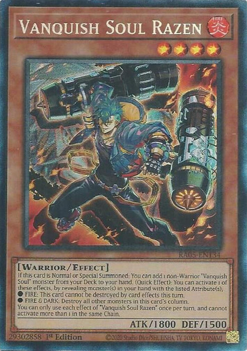 Image for Vanquish Soul Razen (Collector's Rare) (RA05-EN134) [Rarity Collection 5] - YuGiOh