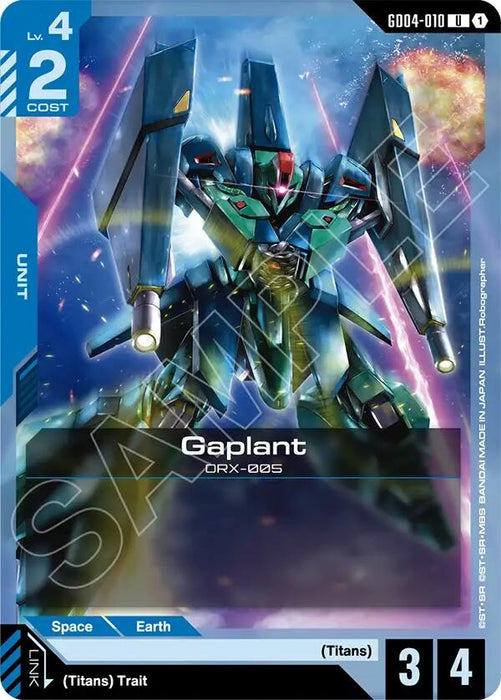 Image for Gaplant (GD04-010) [Phantom Aria] - Gundam Card Game