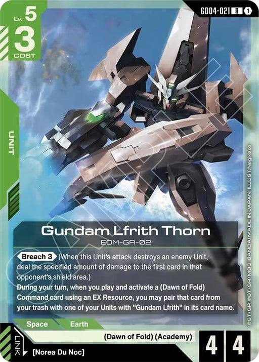 Image for Gundam Lfrith Thorn (GD04-021) [Phantom Aria] - Gundam Card Game