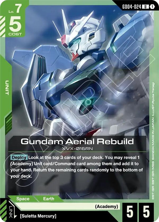 Image for Gundam Aerial Rebuild (GD04-024) [Phantom Aria] - Gundam Card Game