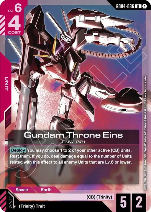 Image for Gundam Throne Eins (GD04-036) [Phantom Aria] - Gundam Card Game