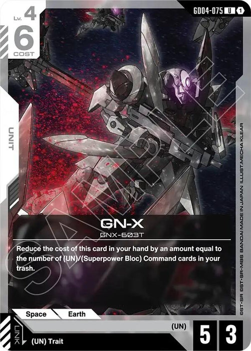 Image for GN-X (GD04-075) [Phantom Aria] - Gundam Card Game