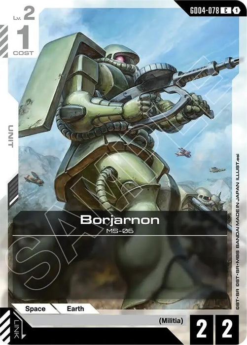Image for Borjarnon (GD04-078) [Phantom Aria] - Gundam Card Game