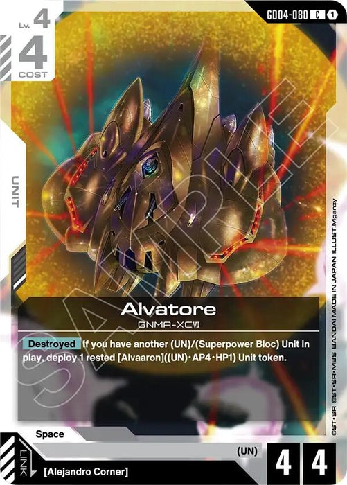Image for Alvatore (GD04-080) [Phantom Aria] - Gundam Card Game