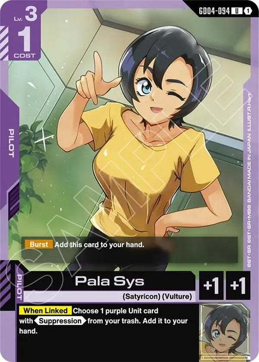 Image for Pala Sys (GD04-094) [Phantom Aria] - Gundam Card Game