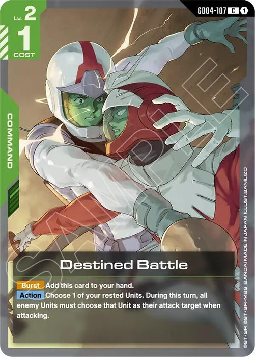 Image for Destined Battle (GD04-107) [Phantom Aria] - Gundam Card Game