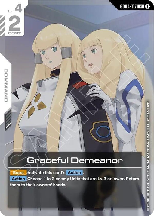 Image for Graceful Demeanor (GD04-117) [Phantom Aria] - Gundam Card Game