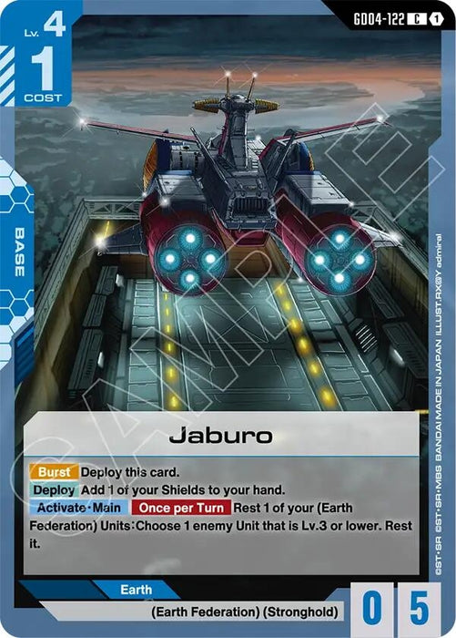 Image for Jaburo (GD04-122) [Phantom Aria] - Gundam Card Game