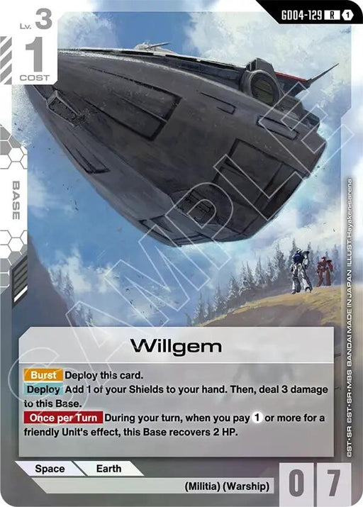 Image for Willgem (GD04-129) [Phantom Aria] - Gundam Card Game