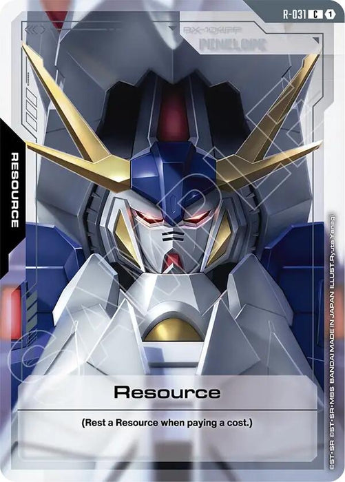 Image for Resource (R-031) (R-031) [Phantom Aria] - Gundam Card Game