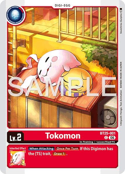 Image for Tokomon (BT25-001 C) [Dual Revolution] - Digimon Card Game