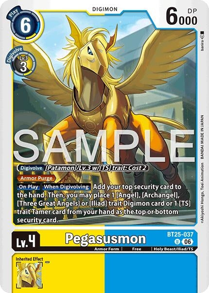 Image for Pegasusmon (BT25-037 U) [Dual Revolution] - Digimon Card Game