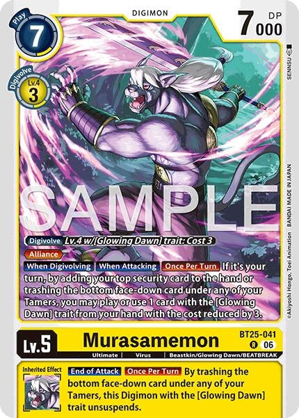 Image for Murasamemon (BT25-041 R) [Dual Revolution] - Digimon Card Game