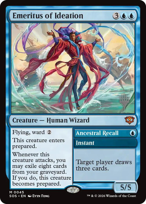 Image for Emeritus of Ideation (45) [Secrets of Strixhaven] - Magic: The Gathering