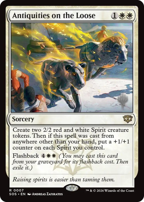 Image for Antiquities on the Loose (7) [Secrets of Strixhaven] - Magic: The Gathering
