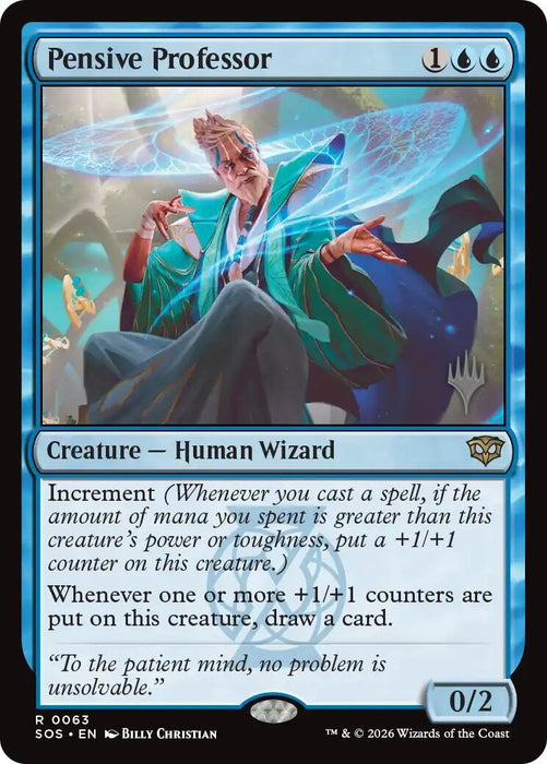 Image for Pensive Professor (63) [Secrets of Strixhaven] - Magic: The Gathering