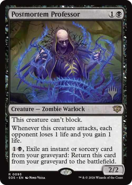 Image for Postmortem Professor (93) [Secrets of Strixhaven] - Magic: The Gathering