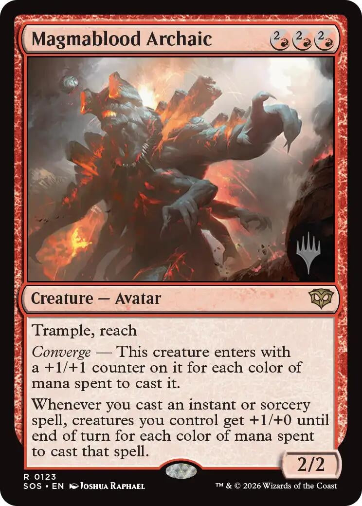 Image for Magmablood Archaic (123) [Secrets of Strixhaven] - Magic: The Gathering