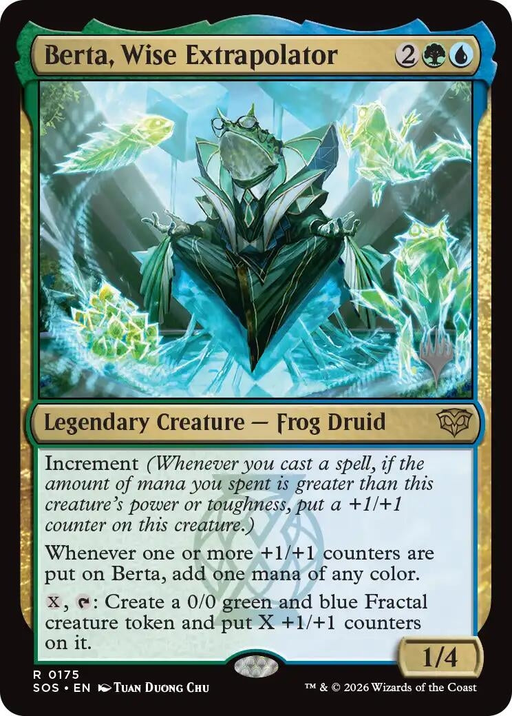 Image for Berta, Wise Extrapolator (175) [Secrets of Strixhaven] - Magic: The Gathering