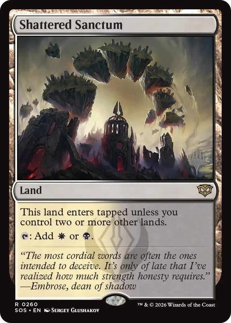 Image for Shattered Sanctum (260) [Secrets of Strixhaven] - Magic: The Gathering