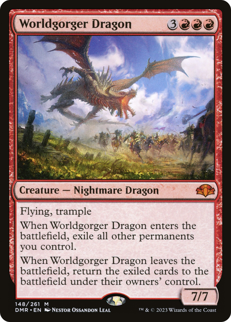 Worldgorger Dragon (148) [Dominaria Remastered]