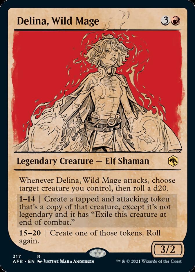 Delina, Wild Mage (Showcase) (317) [Adventures in the Forgotten Realms]