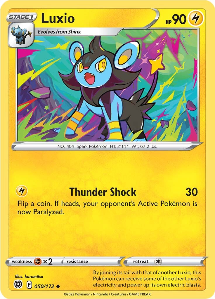 Luxio (050/172) [SWSH09: Brilliant Stars]