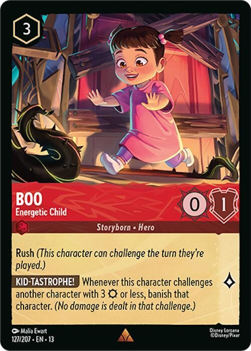 Image for Boo - Energetic Child (127/207) [Attack of the Vine!] {13} - Disney Lorcana