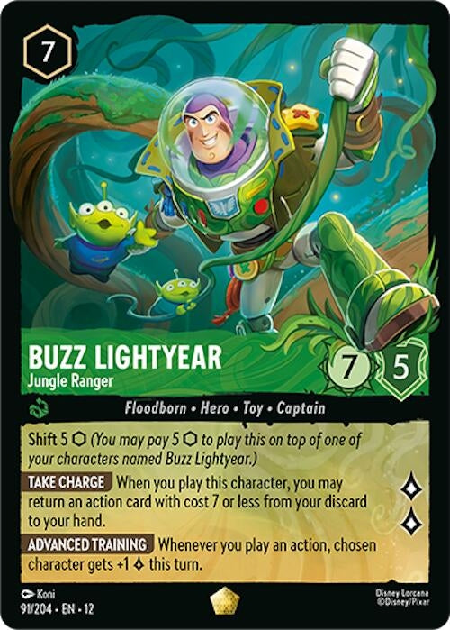Image for Buzz Lightyear - Jungle Ranger (91/204) [Wilds Unknown] - Disney Lorcana