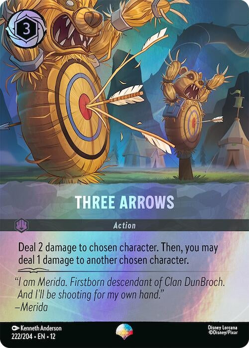 Image for Three Arrows (Epic) (222/204) [Wilds Unknown] - Disney Lorcana