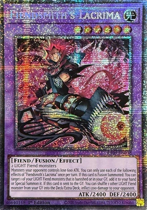 Image for Fiendsmith's Lacrima (Starlight Rare) (RA05-EN038) [Rarity Collection 5] - YuGiOh