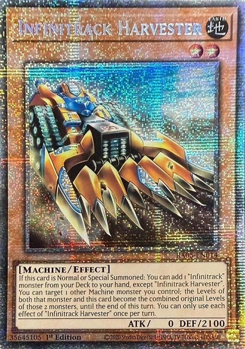 Image for Infinitrack Harvester (Starlight Rare) (RA05-EN014) [Rarity Collection 5] - YuGiOh